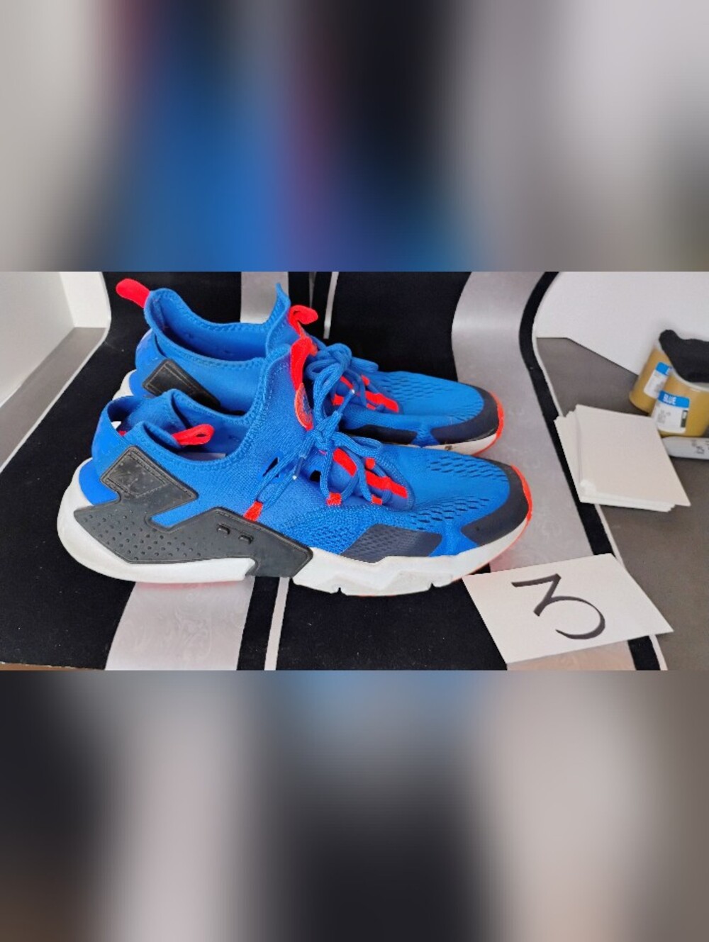 Nike Air Huarache Drift Blue Nebula Men's Sneaker Blue/Black/White Size 15